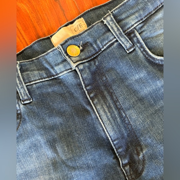 Current Elliott The Navigator Dark Wash Wide Leg Denim Jeans 29 Women’s Size 6 8 - Picture 7 of 8